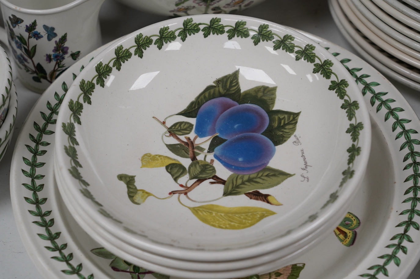 A group of Portmeirion table ware. Condition - fair to good